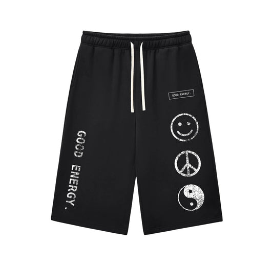 GE 3/4 Sweatshorts Black