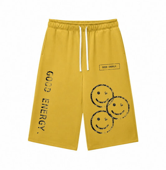 GE 3/4 Sweatshorts Yellow
